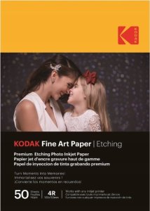 Papier FOTO Fotograficzny KODAK Fine Art Paper A6 50 szt. 4x6'' 10x15cm / 9891-199 2