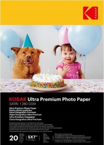 Papier KODAK Foto Fotograficzny do Drukarki 20 szt 5x7'' 13x18cm 280g SATIN / 9891-655 1