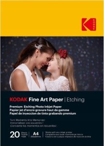 Papier FOTO Fotograficzny KODAK Fine Art Paper Etching A4 20 szt. 210x297mm / 9891-198 1