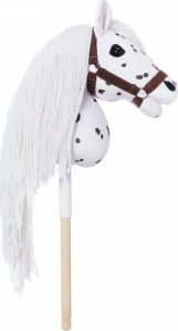 Koń na kiju Hobby Horse HOPPIHORSE A3 Leopard - biały, maść tarantowata Tootiny 6