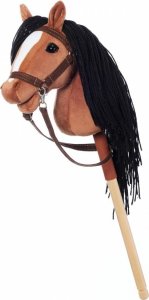 Tootiny Koń na kiju Hobby Horse HOPPIHORSE A4 Bay - ciemny brąz, maść gniada 7