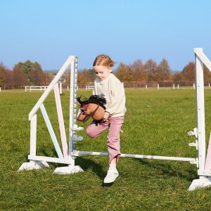 Tootiny Koń na kiju Hobby Horse HOPPIHORSE A4 Bay - ciemny brąz, maść gniada 10