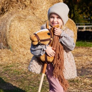 Koń na kiju Hobby Horse HOPPIHORSE A3 Chestnut - brąz, maść kasztanowata Tootiny 8