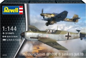 Modele do sklejania Samolot ME BF109E & Junkers JU87B 1/144 Revell 1