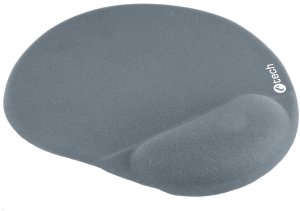 C-TECH Podložka pod myš gelová MPG-03, šedá, 240x220mm 1