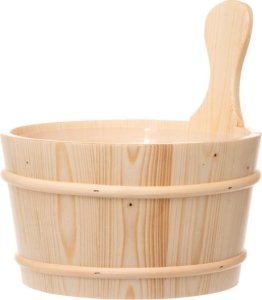 Medinė pirties statinė, plastikinis įdėklas, 4 l 11