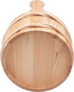 Medinė pirties statinė, plastikinis įdėklas, 4 l 3