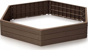 GRZĄDKA RABATKA OGRODOWA OBRZEŻE BASE WOOD RUSTYKALNA CEGŁA 1