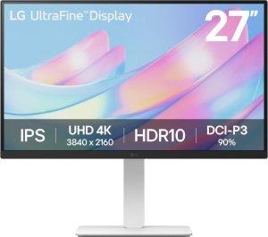 LG 27US550-W monitor komputerowy 68,6 cm (27") 3840 x 2160 px 4K Ultra HD LCD Czarny, Biały 1