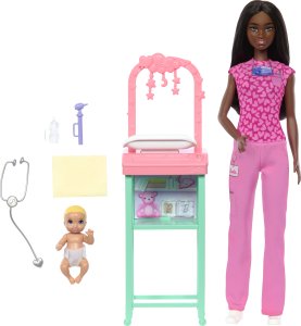 Lalka Barbie Lekarz Pediatra JCR73 MATTEL 11