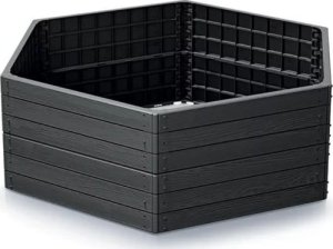 Prosperplast BASE WOODY IBWH 1480X1290X250MM - ANTRACYT 3
