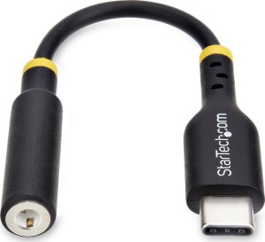 StarTech USBCAUDIO2 zmieniacz płci / kabli USB Type-C 2.0 3,5 mm Czarny 2