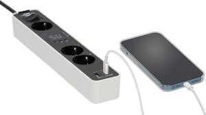 Brennenstuhl 1153230026 rozgałęziacz 1,5 m 3 x gniazdo sieciowe Wewnętrzna Czarny, Biały 6