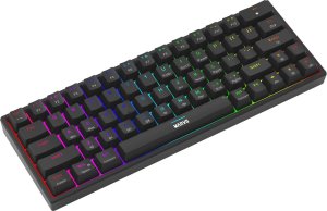 Marvo SHOGO 63, klawiatura US, do gry, przewodowa (USB), czarna, mechaniczna, podświetlenie 6