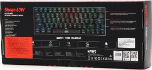 Klawiatura Marvo Shogo 63W Wireless Banana Crystal (KG955W) 8