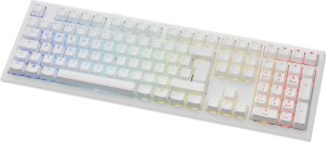 Ducky One X Wireless Gaming-Tastatur, induktiv, Hot Swap, RGB - Ducky Inductive Switch, ISO (DE), weiß 2