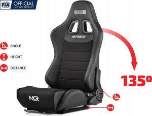 Fotel Next Level Racing Next Level Racing ERS5 Elite Reclining Seat - PU-Leder & Wildleder Edition 5