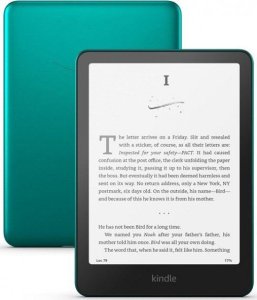 Ebook New Kindle Paperwhite (12th Generation) - 2024 release 7” glare-free 32GB Wi-Fi Wireless charging (Without Lockscreen Ads) Jade 1