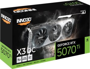 Karta graficzna Inno3D GeForce RTX 5070 Ti X3 OC 16GB GDDR7 DLSS4 (N507T3-16D7X-176068N) 3