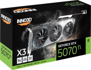 Karta graficzna Inno3D GeForce RTX 5070 Ti X3 16GB GDDR7 DLSS4 (N507T3-16D7-176068N) 3