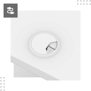 Biurko Huzaro Mark Adler Leader 7.4 White Białe 140 cmx70 cm 12