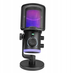 Mikrofon pojemnościowy studyjny FIFINE AM6 z TŁUMIENIEM SZUMÓW RGB 3