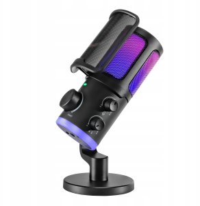 Mikrofon pojemnościowy studyjny FIFINE AM6 z TŁUMIENIEM SZUMÓW RGB 6