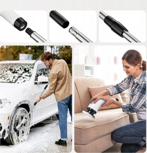 SZCZOTKA ELEKTRYCZNA OBROTOWA DO CZYSZCZENIA SPRZĄTANIA TELESKOPOWA 3000mAh 2