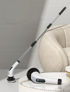 SZCZOTKA ELEKTRYCZNA OBROTOWA DO CZYSZCZENIA SPRZĄTANIA TELESKOPOWA 3000mAh 5