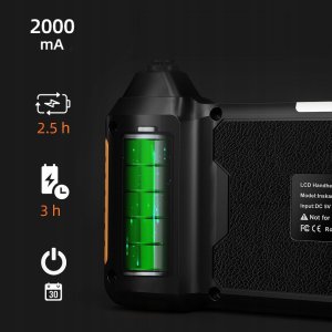 Benetech KAMERA INSPEKCYJNA ENDOSKOP PODZIELONY EKRAN 8 LED 32GB mSD IP67 5m 5.5mm 5