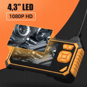 Benetech KAMERA INSPEKCYJNA ENDOSKOP PODZIELONY EKRAN 8 LED 32GB mSD IP67 5m 5.5mm 6