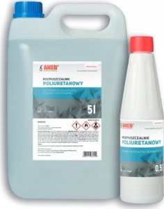 Aned rozpuszczalnik rozcieńczalnik poliuretanowy do farb, żywic 500ml szkło 1