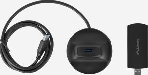 BEZPRZEWODOWA KARTA SIECIOWA WIFI LANBERG NC-3000-WI USB 3.0 AX3000 TRI-BAND 2 WEWNĘTRZNE ANTENY 4