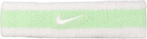 Opaska na głowę Nike Swoosh biało-zielona N0001544117OS 1