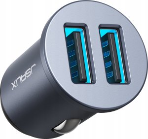 Ładowarka JSAUX Ładowarka samochodowa USB 4800 mA 2 x USB-A szybkie ładowanie 24W 7