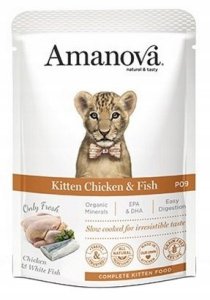 Amanova Kot Kitten Chicken & Fish saszetka 85g 1