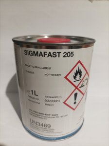 Utwardzacz do farby Sigmafast 205 1l pasuje do kompletu 4 litrowego 1