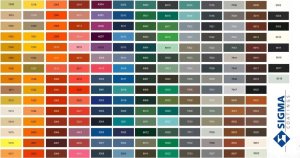 Farba OKRĘTOWA nawierzchnia poliuretanowa Sigmadur 520 każdy kolor 20L 7