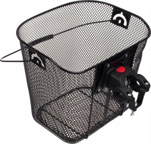 Verso Kosz rowerowy Verso  przód 350x250x240 czarny szybki montaż click Uniwersalny 2