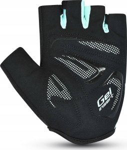 Rękawiczki rower Verso damskie SB-01-3017-CC czarno-niebieskie XS 3