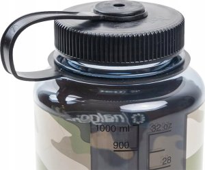 Nalgene Butelka z Szerokim Ustnikiem 1L GrayBlack 2