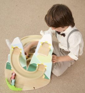 CLASSIC WORLD Drewniany Tor Samochodowy "Górski Wyścig" 7