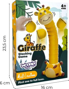 Woopie WOOPIE Gra Zręcznościowa Żyrafka Układanie Kubeczków 8