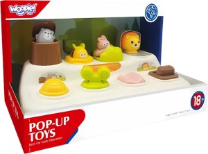 WOOPIE BABY Zabawka Edukacyjna Wyskakujące Zwierzątka ZOO Pop Up 4