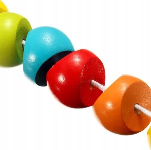 Drewniana giętka gąsienica grzechotka motoryczna GB-1 8