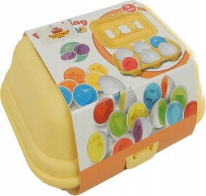 Układanka sorter jajka Montessori kolory DF24A 2