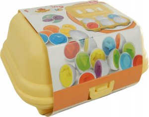 Układanka sorter jajka Montessori kolory DF24A 3