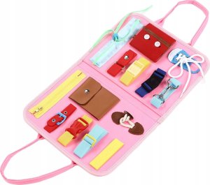 Tablica manipulacyjna książka filcowa edukacyjna składana dla dzieci F43 2