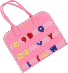 Tablica manipulacyjna książka filcowa edukacyjna składana dla dzieci F43 8