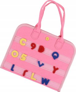 Tablica manipulacyjna książka filcowa edukacyjna składana dla dzieci F43 9